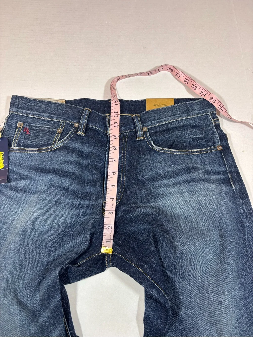 Polo Ralph Lauren The Hampton Straight Jean Denim NWT 32X30 Davis Cotton